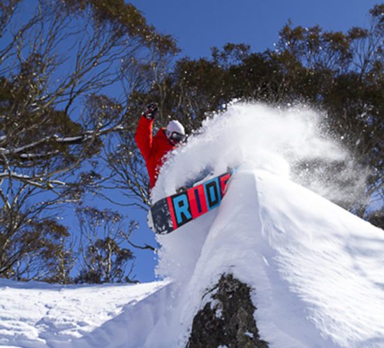 Perisher snowboarding action photography