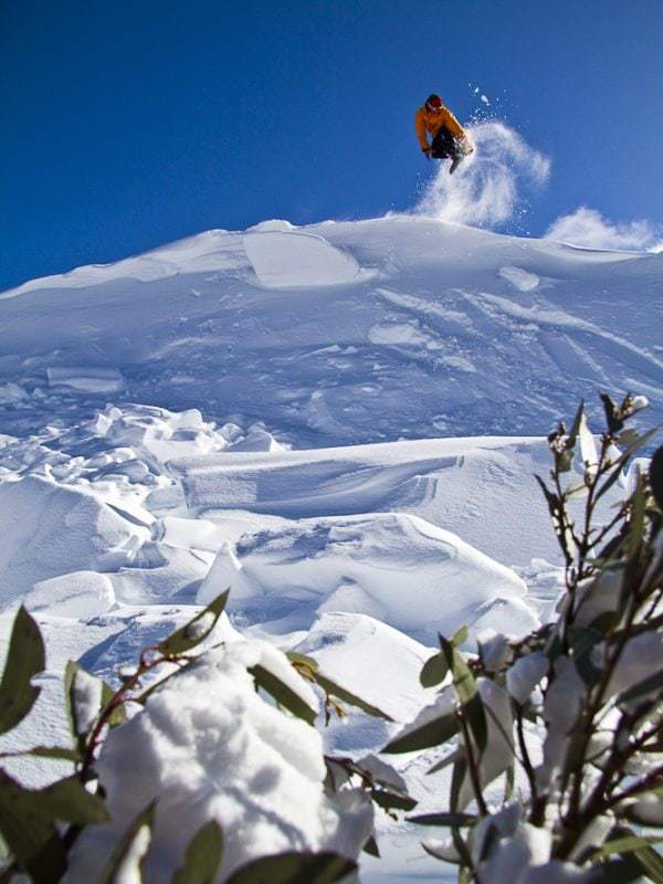 Perisher snowboarding action photography