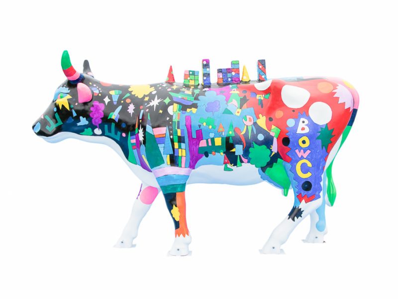 Niseko cow parade event held in 2015