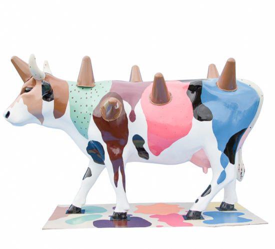 Niseko cow parade event held in 2015