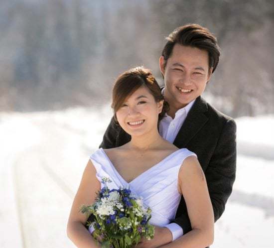 Chloe and Hongyi on their pre wedding shoot