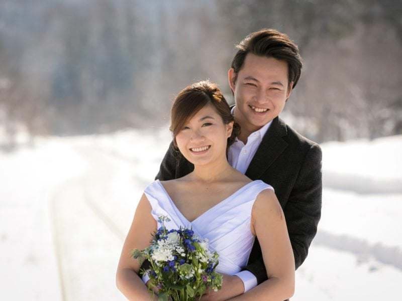 Chloe and Hongyi on their pre wedding shoot