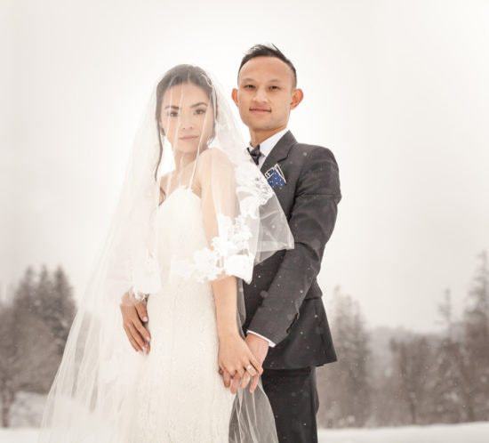 Pre wedding photographic shoot in Niseko