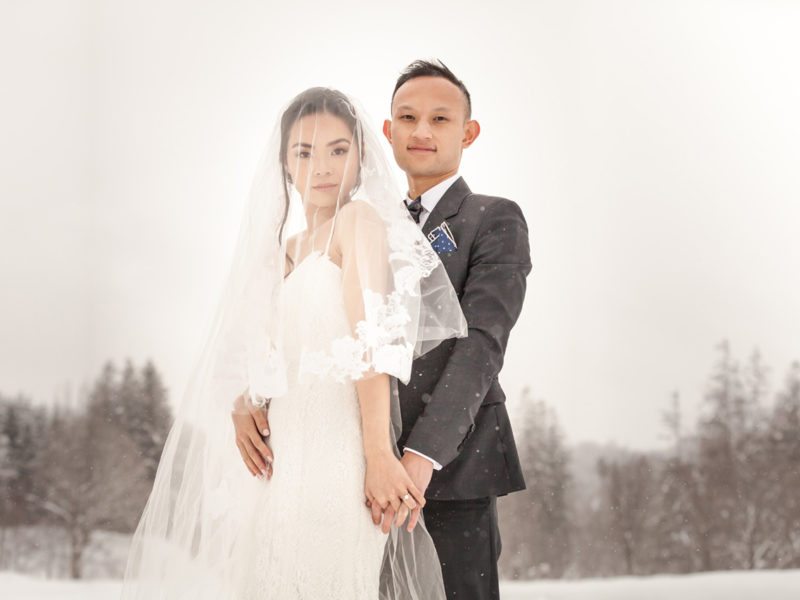 Pre wedding photographic shoot in Niseko