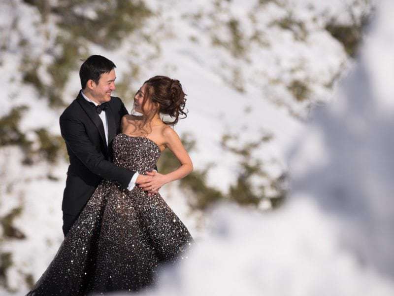 Pre wedding photography in Niseko