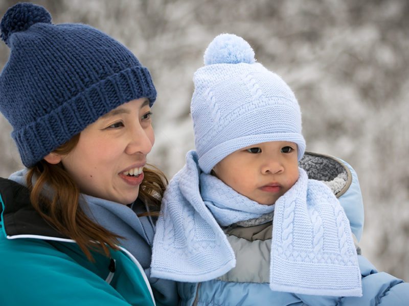 Niseko photography family illy and martin