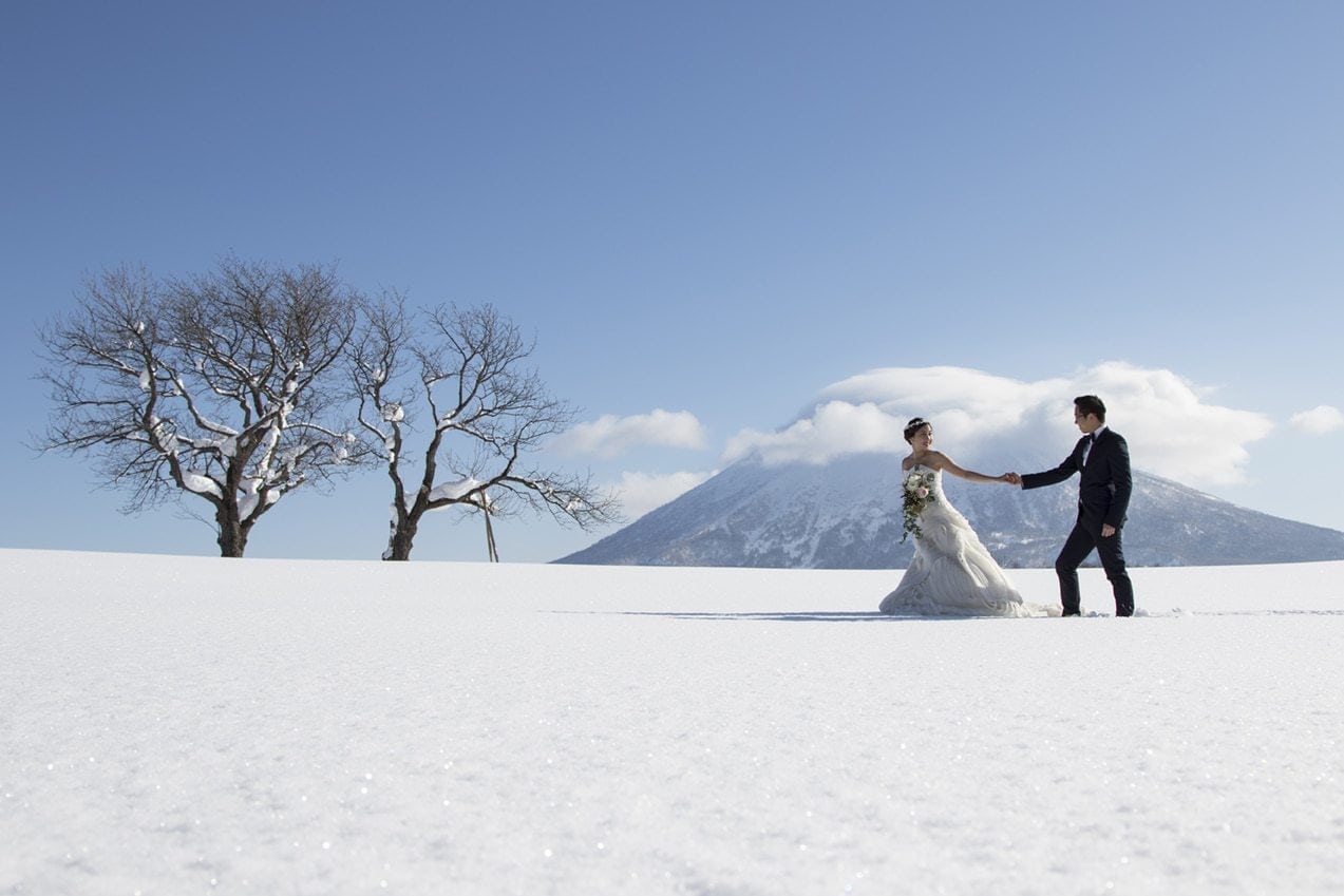 Niseko Photography pre wedding shoot