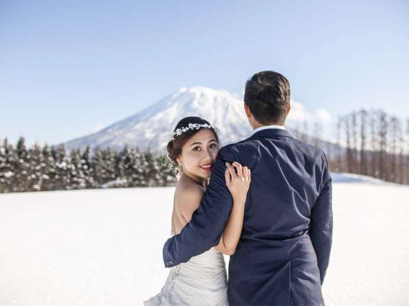 Niseko Photography pre wedding shoot