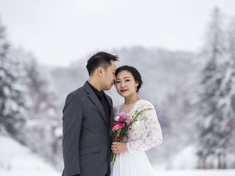 Kyla pre wedding photography Niseko