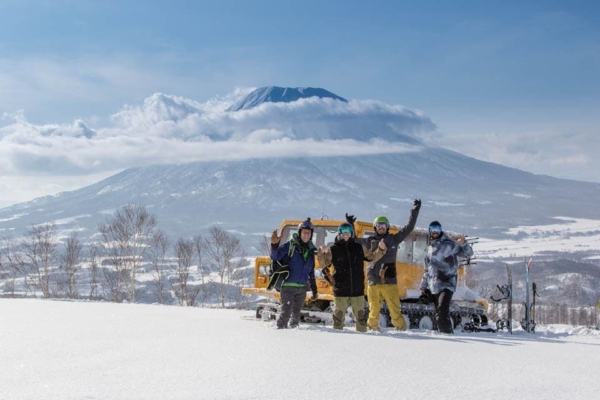 Niseko cat skiing tours in Hokkaido, Japan.